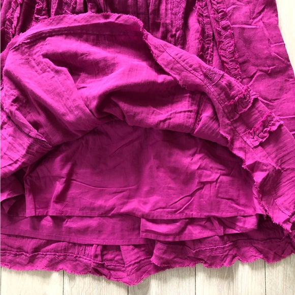 Free People Angele Mini Dress in Dragonfruit Punch Size S - Picture 13 of 16